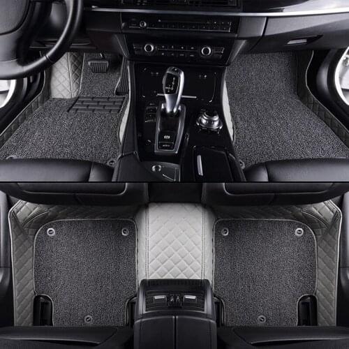 Custom car floor mats for Toyota 86 Land Cruiser Prado CHR CROWN Zelas Previa WISH Venza Fortuner Sienna Tundra auto foot mats