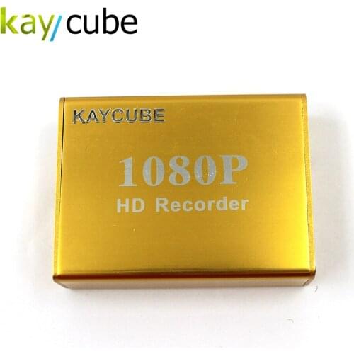 Kaycube Mini AHD DVR Recorder HD 1080P Support SD Card 128GB Real time Supper 1Ch HD CCTV DVR Motion Detection 5V-30V Wide Power