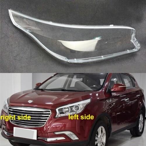 Headlight Cover Headlamp Cover Headlight Shell Transparent Lampshade Mask Lens For Hyundai Santa Fe 2015 2016 2017