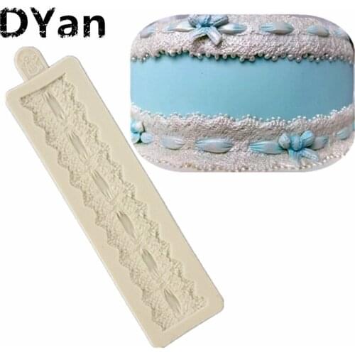 New Embossed Pattern Fondant Cake Silicone Mold Chocolate Mold DIY Cake Baking Decoration Tool