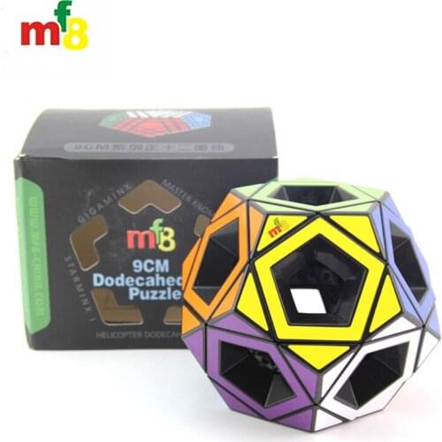 Original MF8 Hollow Void Master Pentultimate v1 v2 Magic Puzzle Black DIY Stickered Professional Cube Educational toys for Kids