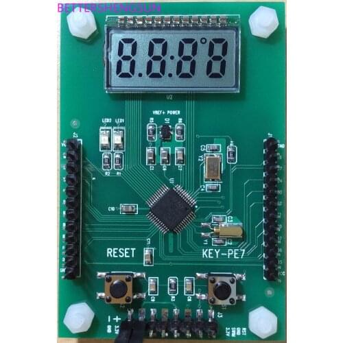STM8L152 board, STM8L learning board, ST board, segment LCD display low power consumption