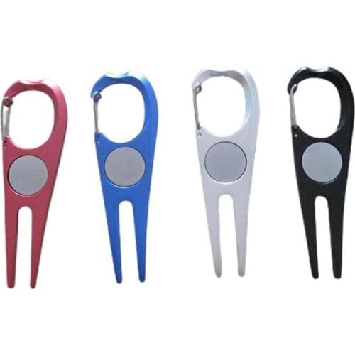 Portable Outdoor Training Aids Green Fork Ball Fork Divot Repair Tool Golf Divot Tool Golf Pitch Golf Pitch Accessories
