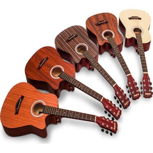 Professional Travel Guitar High Quality Acoustic Hollow Body Guitar Portable Portable Guitarra Espanola Musical Instruments DE50