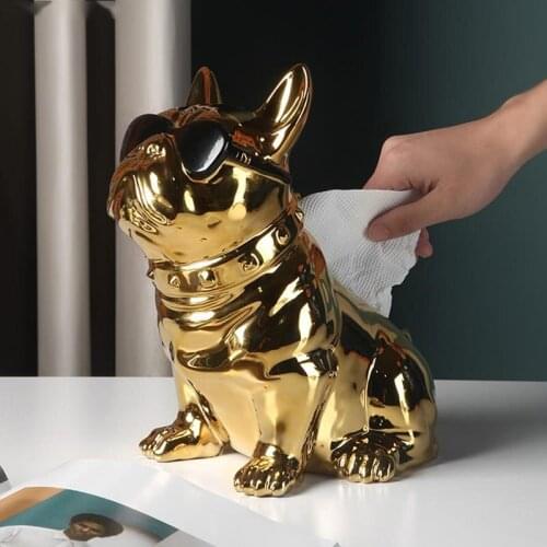 Luxury Room Lighting Fabric Box Decoration Of Home High End Accessories For Home Creative French Coffee Table Fighting Drawer