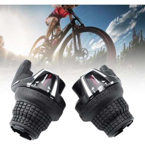 2Pcs Twist Grip Shifter SL-RS35 Universal Waterproof 6/7 Speed 6/7 Speed Gear Grip Shift Levers for Mountain Bike Bicycle Parts