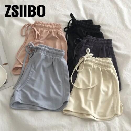 Thin section of breathable sports casual shorts women summer wild wide-leg fitness home wear running students hot pants trend