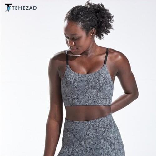 TEHEZAD Women Yoga Sport Top Running Tank Ladies Camis Fitness Female Clothing Gym Workout Large Size Push Up Underwear