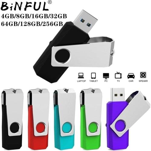 100% New 360° rotation Metal USB Flash Drive 128G 64GB 32GB 16GB 8GB 4GB pen drive Flash memory pendrive флешка Memory Scle tick