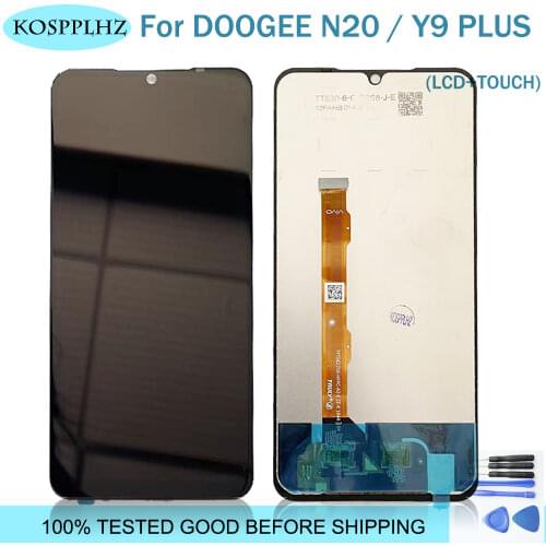 For DOOGEE N20 LCD Display + Touch Screen Glass Panel Assembly Replacement High Quality For Doogee Y9Plus Cell Phone Display