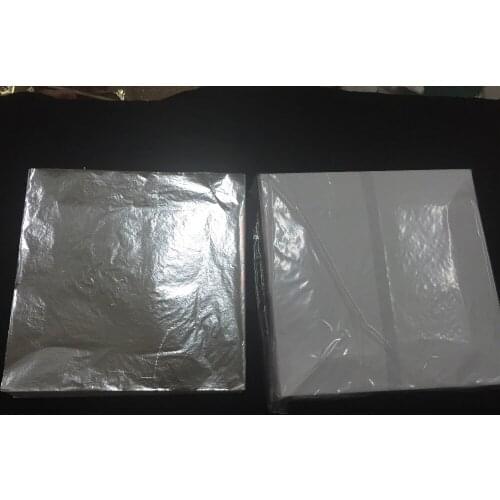 1000pcs/pack 16x16cm Imitation silver Leaf Aluminum transfer leaf for gilding Craft decoration