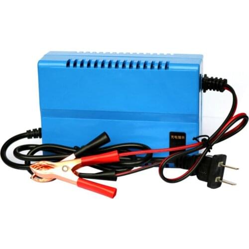 12V 3A Car lead-acid storage battery charger Motorcycle battery smart charger With crocodile clip