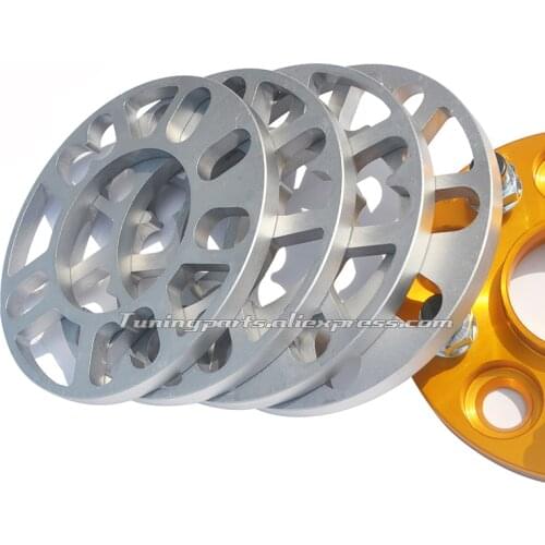 4pcs/lot) 4x100 4x108 4x114.3 5x100 5x105 5x108 5x112 5x114.3 5x120 Aluminum Car Wheel Flange Wheel Hub Adapter