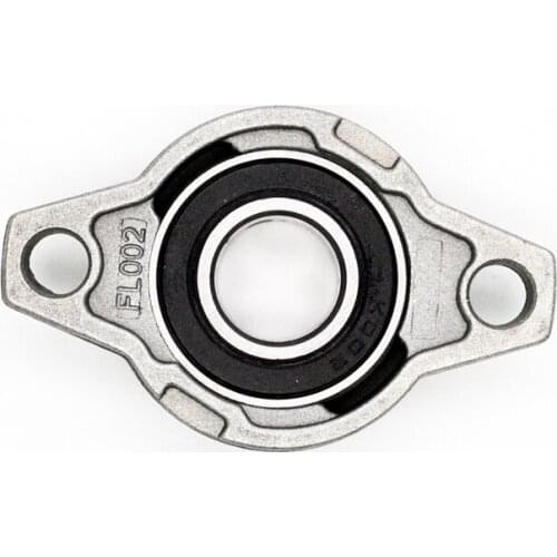 5pcs/lot KFL001 12mm Flange Pillow Block Bearing Zinc-Aluminum Alloy For CNC Part