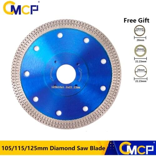 CMCP Diamond Saw Blade Disc Porcelain Tile Ceramic Granite Marble Cutting Blades For Angle Grinder 105/115/125mm Cutting Discs