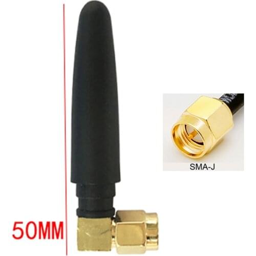 2DB 433mhz elbow small pepper antenna 1PCS 433 module antenna SMA-J connector length 5CM