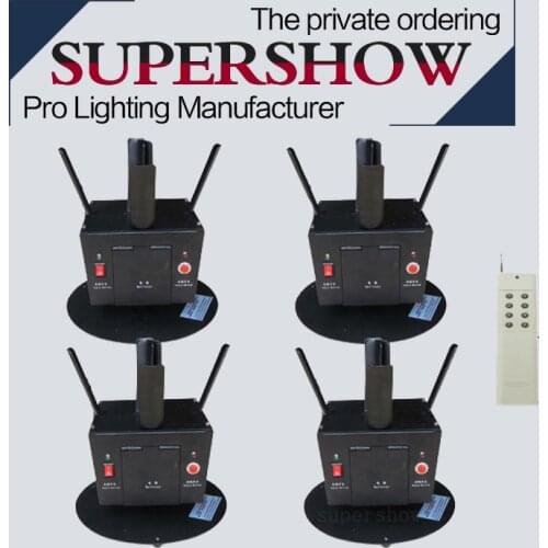 Safe and efficient indoor sparking machine cold flame fireworks firing systems of wireless remote control rotating