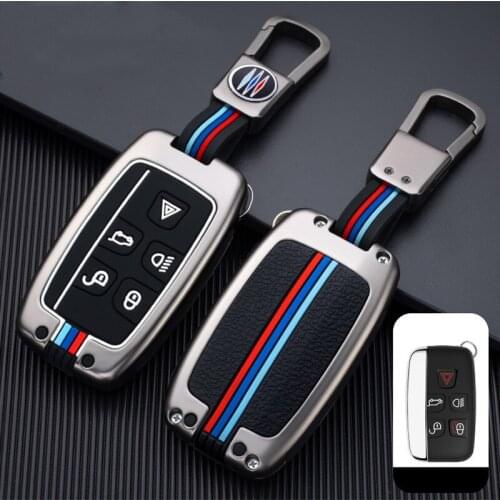 Zinc Alloy Key Case Shell New CarKey Cover Set For Land Rover Range Rover Sport Evoque Freelander2 For Jaguar XF XJ XJL XE C-X16