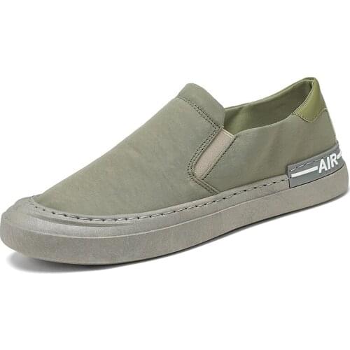 New Canvas Driving Shoes Men Vulcanized Lazy Canvas Shoes Mens Designer Sneakers Fashion Men Zapatos Deportivos sf3