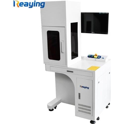 China Supplier Safety Sealed Enclosed 30W Fiber Laser Marking Machine for Jewelry