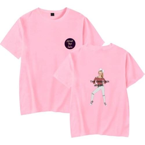 Summer JOJO SIWA Women Men T Shirt New Pink Hip Hop JOJO SIWA Short Sleeve Tees Casual Girls pretty T shirt