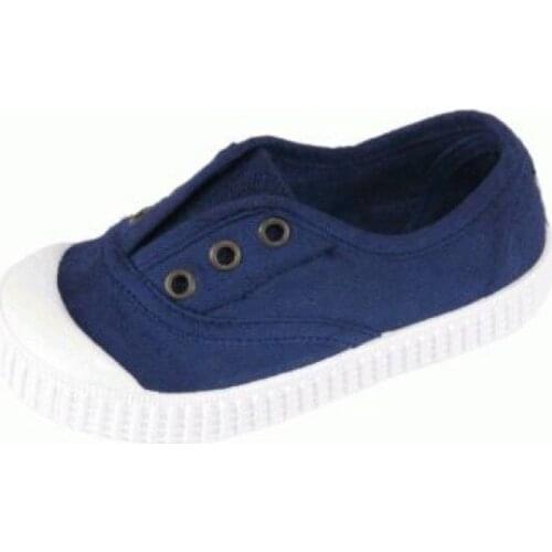 Lonettes Zapy canvas slippers with toe and wash effect