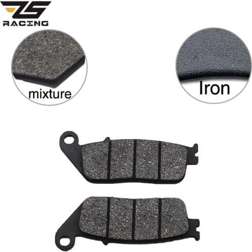 ZS Racing Set of Motorcycle Parts Front Brake Pads Discs For Honda RS125 RS250 CB 300 CBR300 CB 600 CBF 600 CBF1000 Tiger 800