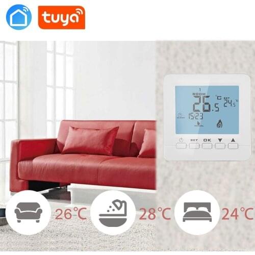 Programmable thermostat water heating thermostat with button temperature controller room temperature controller 3A