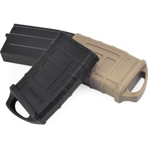 PMAG Fast Magazine Rubber Holster Airsoft Pistol M4/M16 Rubber Pouch NonSlip Cover Tactical Hunting Accessories Quick Release