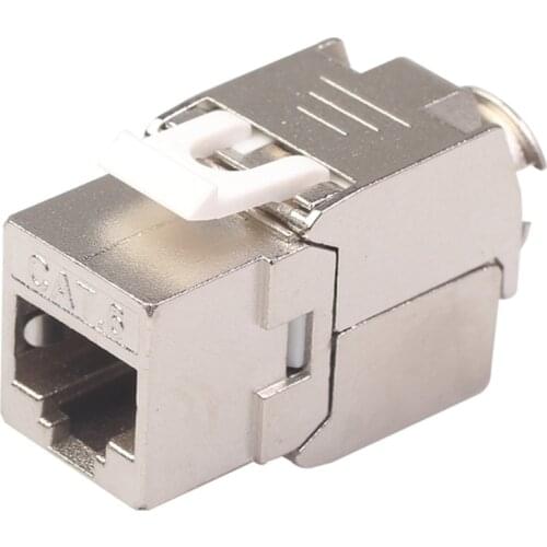 Network Interface,Rj45 Jack Network Cable Interface Rj45 Shielded Keys Tone Ethernet Module Jack Suitable For Cat6 Cable