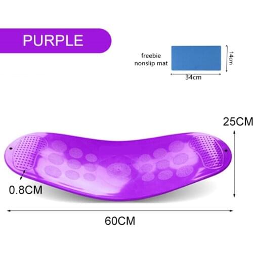 Core Training Twist Balance Board Rocker Board Yoga Fitness Abdominal Office Gym Workout Equipment Wriggling Plate Wobble Board