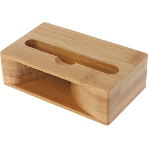 Phone Sound Amplifier Universal Bamboo Mobile Holder Stand Cellphone Loudspeaker D08A
