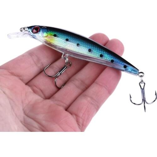 1Pcs 11cm 13.5g Swimbaits Bass Minnow Fishing Lures Hard Crank Bait Artificial Bait for Saltwater Freshwater Fishing