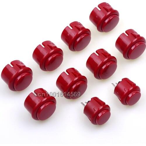 10pcs/lot Arcade Push Button Replace For SANWA Buttons OBSF-30 / OBSF-24 For PC Game Controller & Mini Table Top Arcade Machine