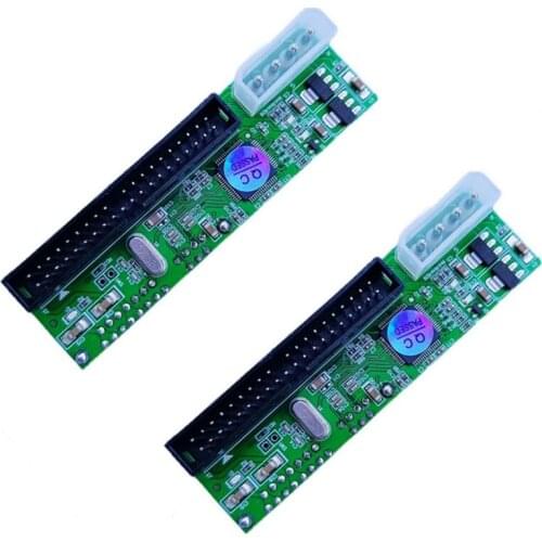 SATA TO PATA IDE Converter Adapter Plug&Play Module Support 7+15 Pin 3.5/2.5 SATA HDD DVD Adapter, 2 Pack