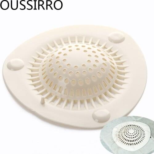 2020 Hot Sale Accesorios De Banheiro Ralo 1pcs Arc Shape Drainer For Kitchen Bathroom Shower Drains Plug Stopper Suction Filter
