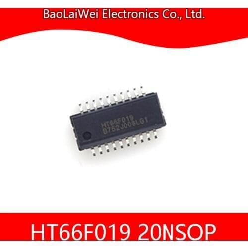 100pcs HT66F019 20-pin NSOP 20NSOP ic chip Electronic Components Integrated Circuits Active Components A/D Flash MCU with EEPROM