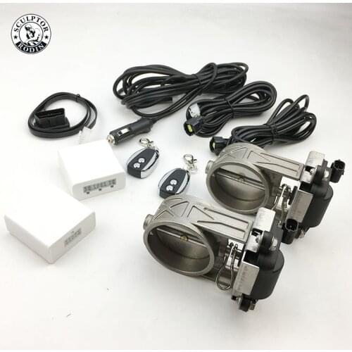 Car Refit Exhaust Electronic OBD Controller Valve 2 "/ 2.25" / 2.5 "/ 2.75" / 3 "Pipe Remote Cutting Control