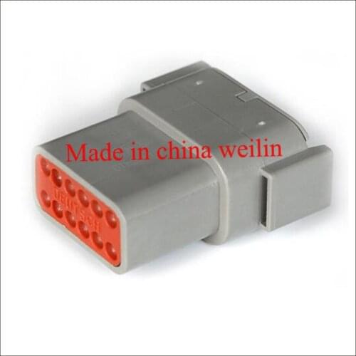 Free shipping 1set DTM04-12P new energy automobile male connector 12 Pin female connector automotive plugs socket DTM06-12S