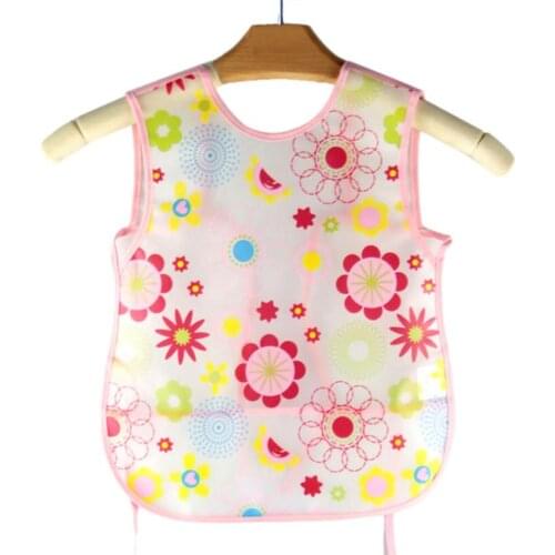 Child Translucent Soft Plastic EVA Baby Waterproof Bibs Feeding Bibs Aprons Carters Baby Bibs Burp Girls Boys B0789