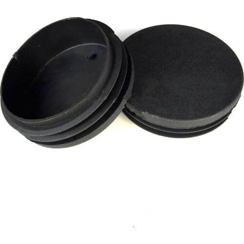 Diameter 76mm Round Plastic Black Blanking End Cap Caps Tube Pipe Inserts Plug Bung Foot Plugs Rubber Plugs