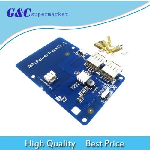 For Raspberry Pi3 Lithium Battery PowerPack Expansion Board Power Supply With Switch For Raspberry Pi 3, Model B diy electronics