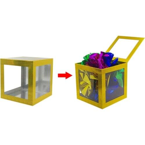 Fantastic Production Box Flowers Appearing From transparent Box Stage Magic Tricks Illusions Crystal Clear Tube Gimmick Comedy