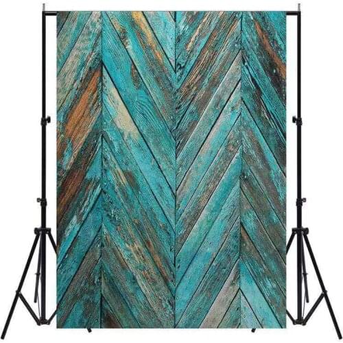 Mehofoto Photography Backdrop Newborn Baby Shower Vintage Blue Wooden Floor Diamond Birthday Party Photo Backdrop Background