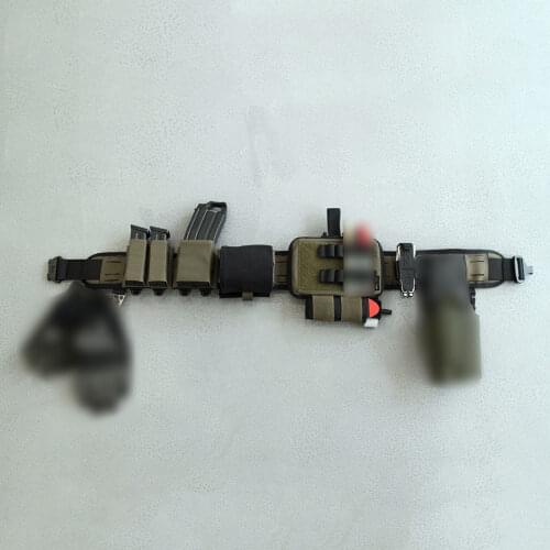 Orion Tactical Equipment Waist Seal Combined Set - (Waist Seal Belt + Dump Pouch + 55l Pouch + 9mm Magazine Pouch +Med1 Pouch)