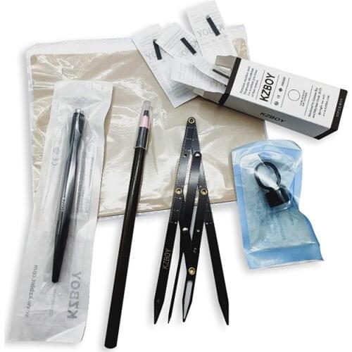 Eyebrow Microblading Blades with No Ink Needed Practice Skin for Microblading Artist Microblading Kit for Beginner