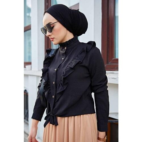 Richkeda Store New 2021 Tie Shirt Summer Fashion Button Up Satin Silk Shirt Vintage Blouse Women White Lady Long Sleeves Female