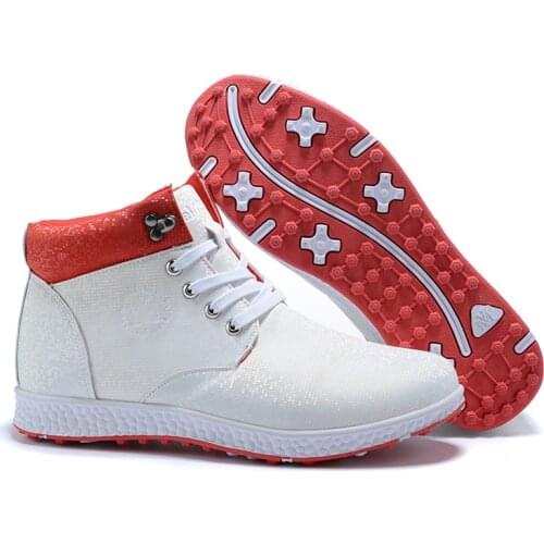 New Womens Golf Boots Professional Golf Shoes High Ankle Comfortable Anti Slip Sneakers for Golfers Ladies Walking Sneakers