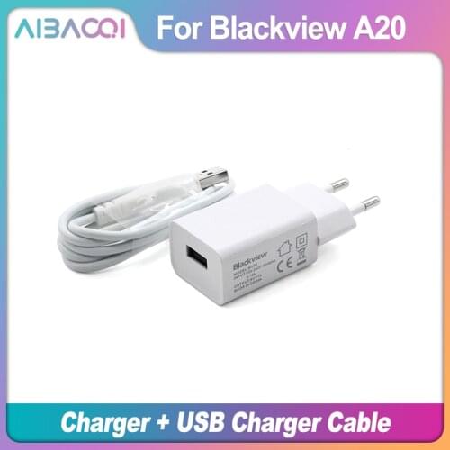 New USB Adapter Charger EU Plug Travel Switching Power Supply+Usb Cable Data Line For Blackview A20/A20 Pro/A60/A60 Pro Phone