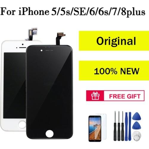 AUMOOK Original Lcd for IPhone 7 6 6s 7 8 Plus Display Touch Screen Replacement for IPhone 5s 5 SE Lcd Screen with Touch Display